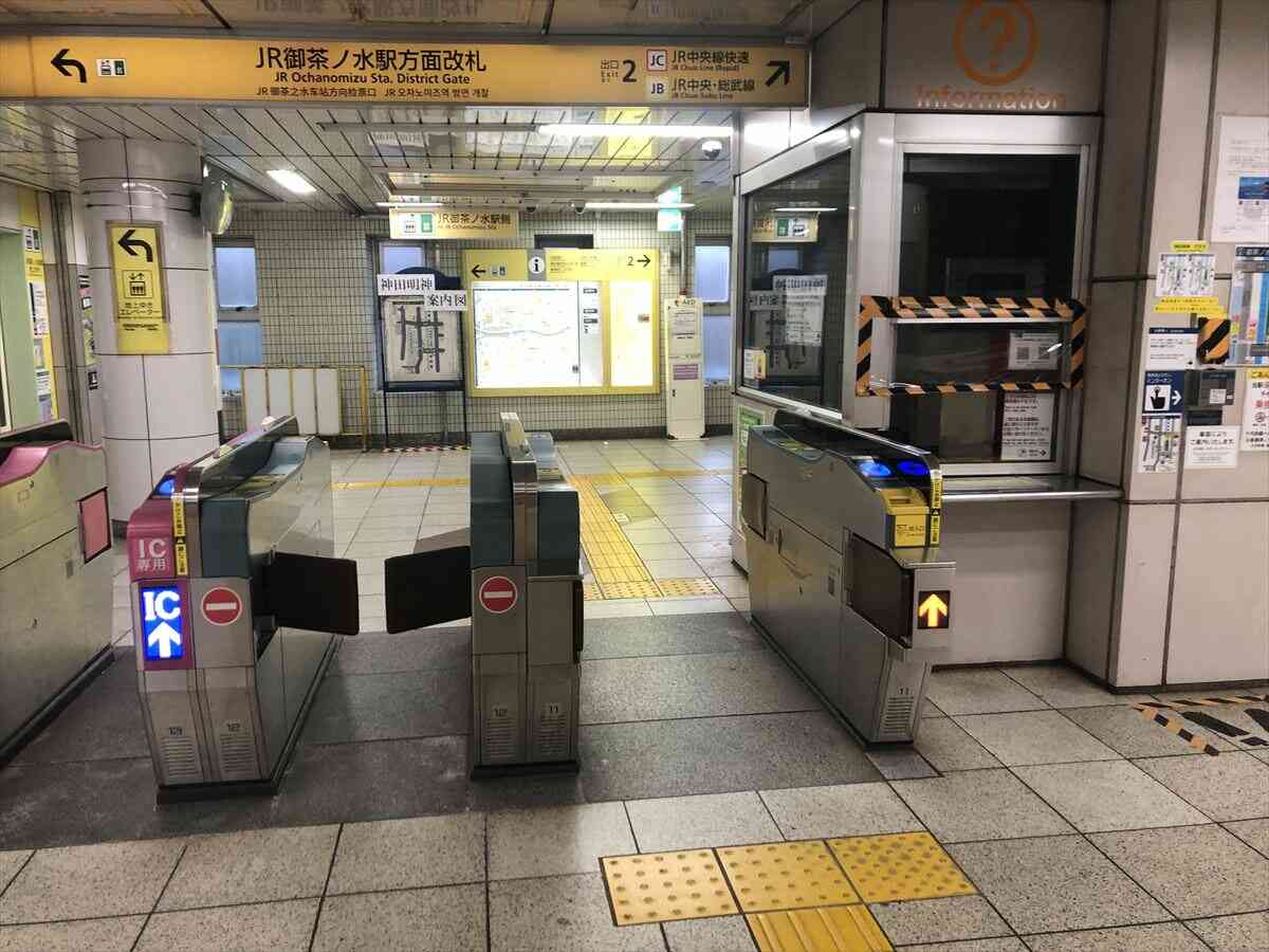 JR御茶ノ水駅方面改札