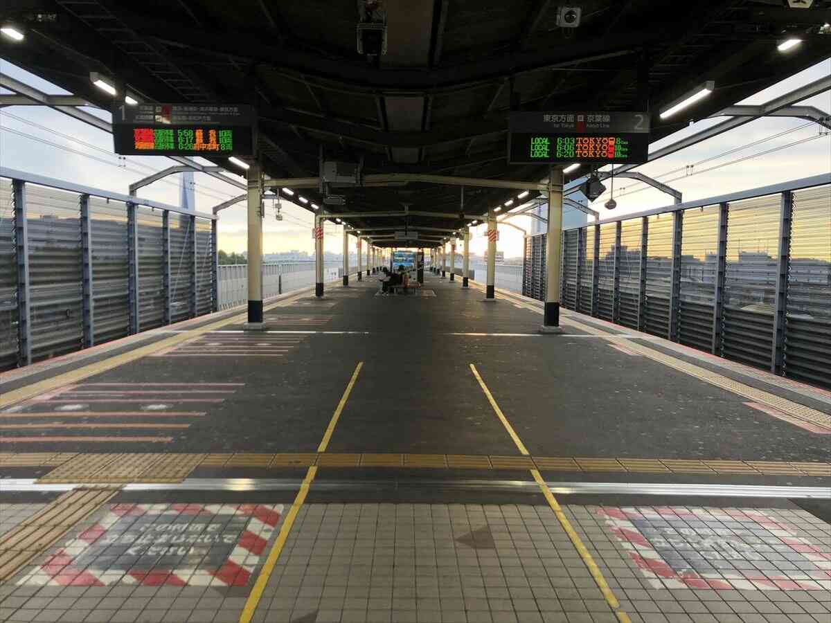 新木場駅 りんかい線ホームからｊｒ京葉線 武蔵野線ホームへの乗り換えルート