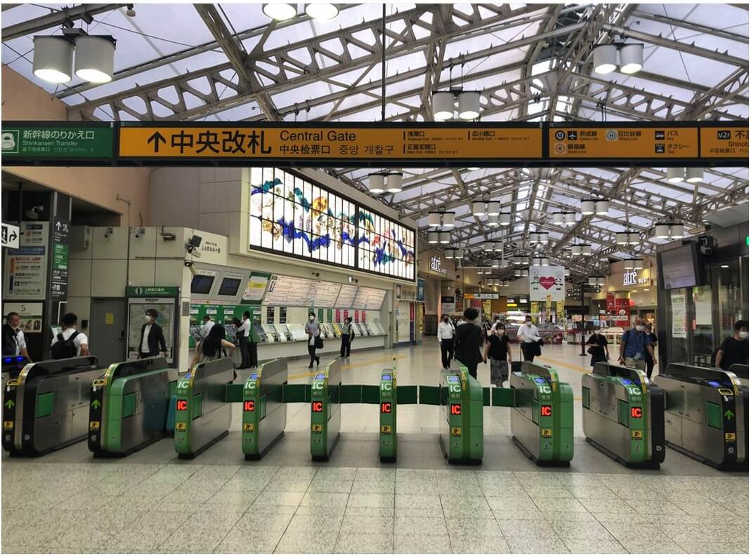 ＪＲ上野駅：中央改札