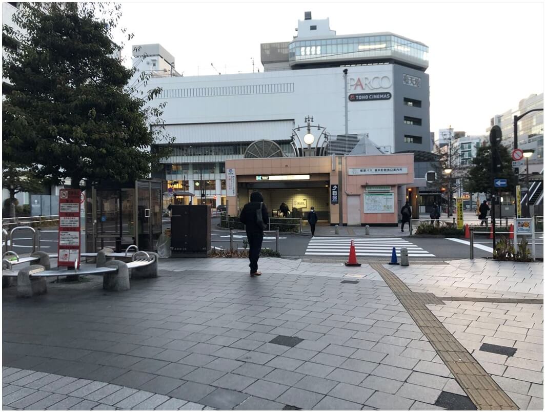 東京メトロ錦糸町駅：１番出入口付近